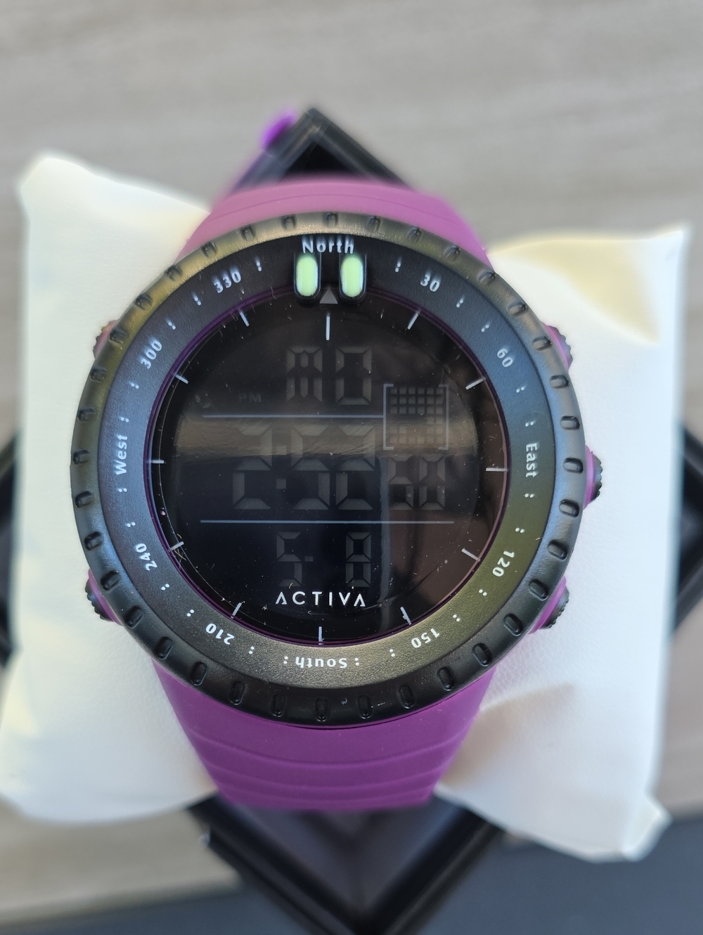 686. INVICTA ACTIVA ODYSSEY X ACW1237-008 53MM MENS DIGITAL WATCH PURPLE